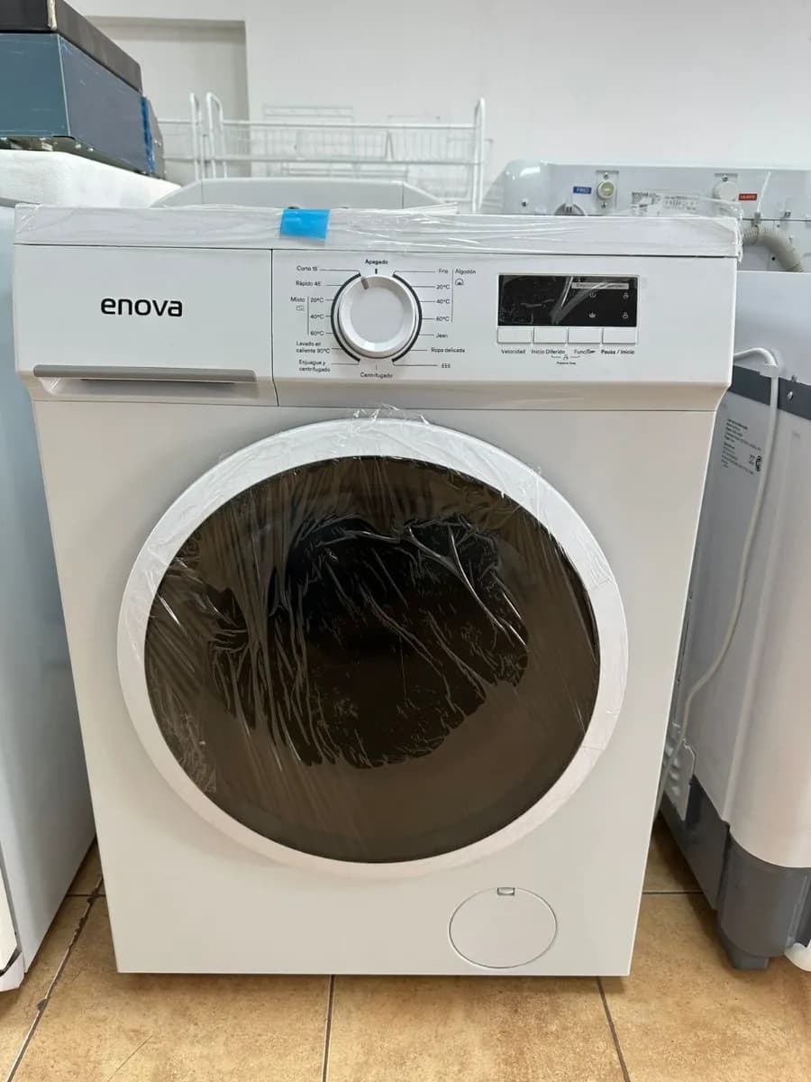 LAVARROPAS AUTOMATICO ENOVA 6KG CARGA FRONTAL