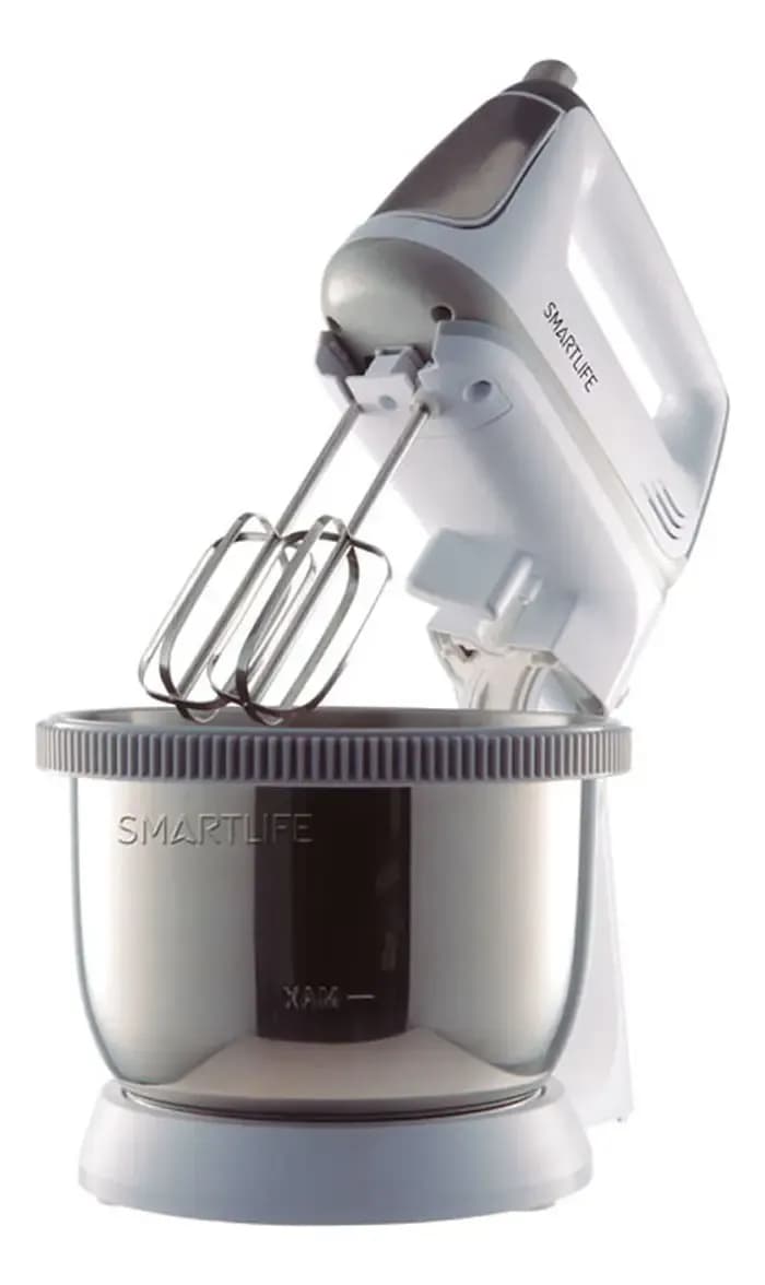 Batidora Pedestal Smartlife Sl-hm5035pn 300w 5 Velocidades Color Blanco Frecuencia 50 Hz X 60 Hz