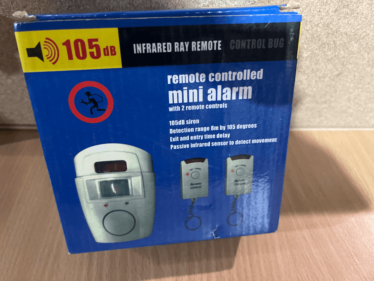 ALARMA MINI REMOTE 105db