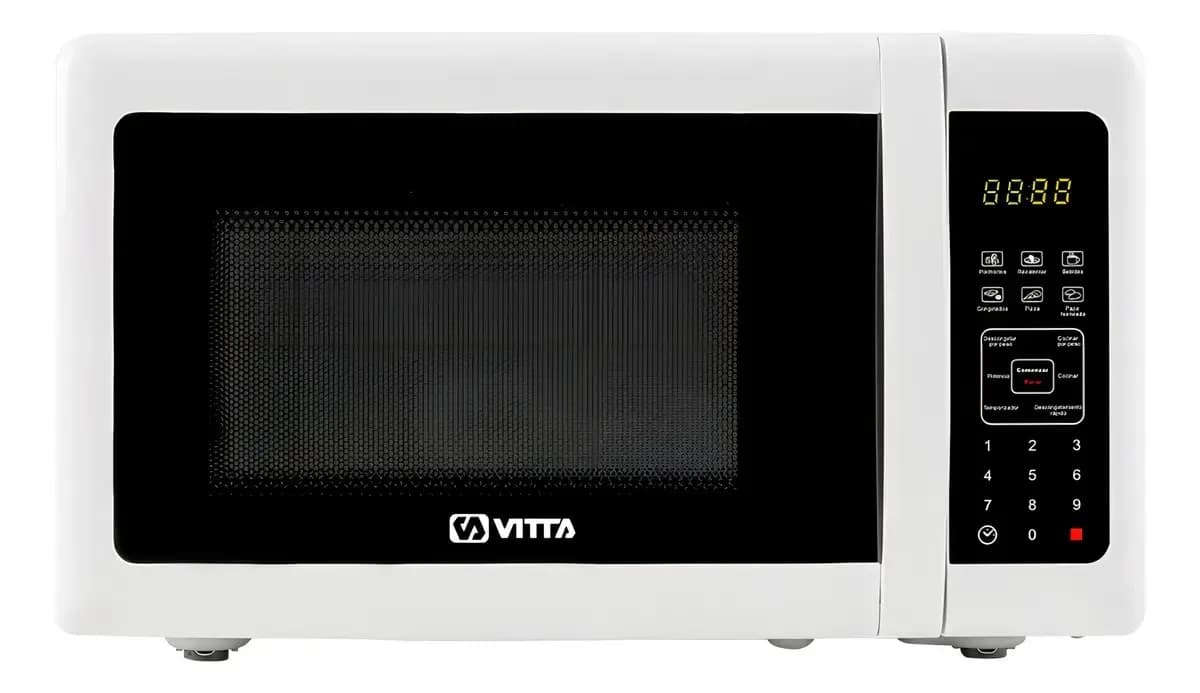 Microondas Vitta 23l 1000w Blanco Panel Digital