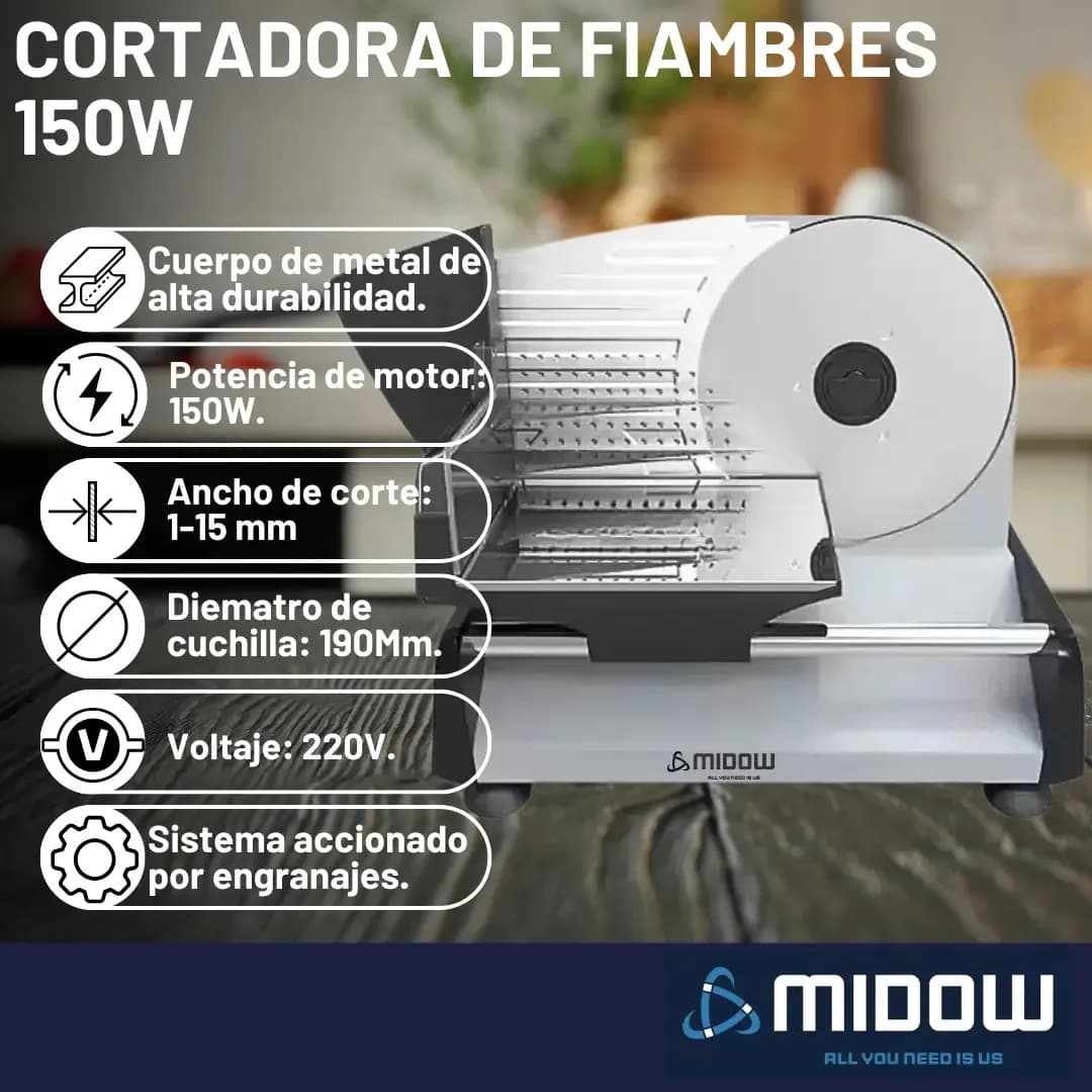 CORTADORA DE FIAMBRE MIDOW